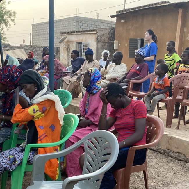 Nat at African Medical Clinic